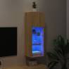 TV Cabinet with LED Lights Sonoma Oak - Stylish Storage Solution