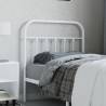 Metal Headboard White 90 cm Colour white Size 90 cm Quantity in Package 1 