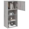 Stylish TV Cabinet with LED Lights - Grey Sonoma | HipoMarket