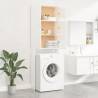 High Gloss White Washing Machine Cabinet - Space Saving Design