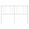 Stylish White Metal Headboard 160 cm - Hipomarket