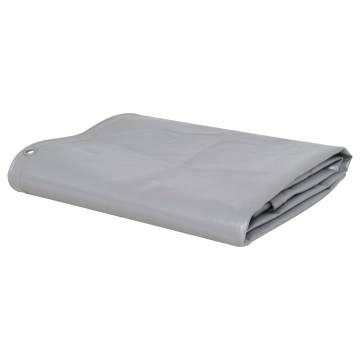 Heavy-Duty Grey Tarpaulin 4x6 m - 650 g/m² | HipoMarket