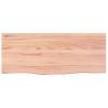 Light Brown Wall Shelf - Solid Oak Wood | HipoMarket