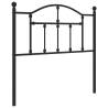 Stylish Black Metal Headboard 90 cm for Your Bedroom