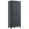 Keter Storage Cabinet with shelves Moby Graphite Grey 182 cm Quantity in Package 1 Model storage cabinet with shelves Number of 