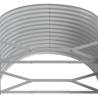 Garden Raised Bed Powder-coated Steel - 249x100x68 cm Grey