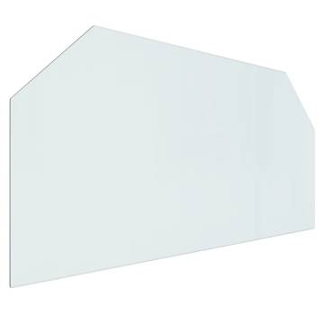 Fireplace Glass Plate Hexagon 120x60 cm - Durable & Stylish