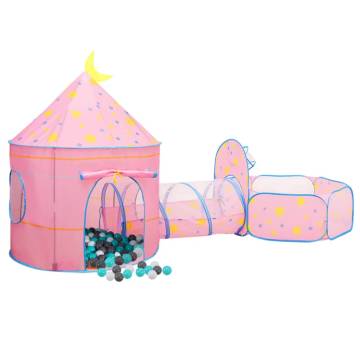 Children Play Tent with 250 Balls - Pink Fun for Kids