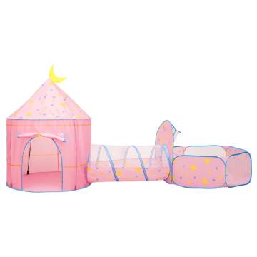 Children Play Tent with 250 Balls - Pink Fun for Kids