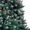 Artificial Pre-lit Christmas Tree with Ball Set & Pinecones 150 cm