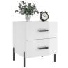 Modern High Gloss White Bedside Cabinets - 2 pcs | HipoMarket