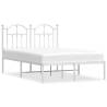 Stylish White Metal Bed Frame 120x200 cm | HipoMarket