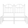 Stylish White Metal Bed Frame 120x200 cm | HipoMarket