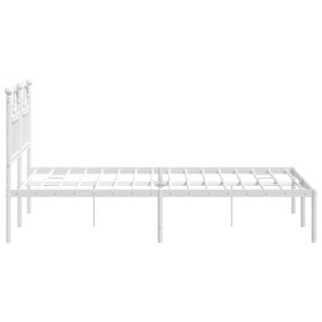 Stylish White Metal Bed Frame 120x200 cm | HipoMarket