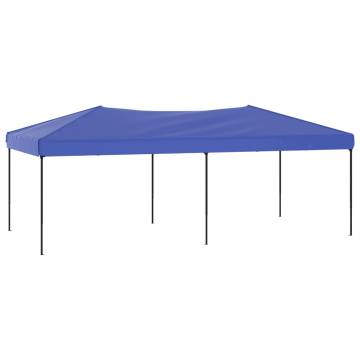 Folding Party Tent Blue 3x6m - Perfect for Outdoor Events