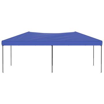 Folding Party Tent Blue 3x6m - Perfect for Outdoor Events