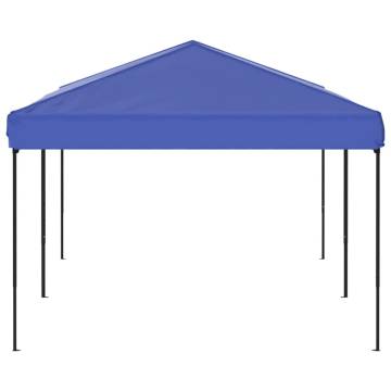 Folding Party Tent Blue 3x6m - Perfect for Outdoor Events