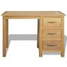 Solid Oak Desk with 3 Drawers - Stylish & Sturdy | Hipo Market