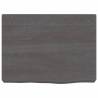 Dark Brown Bathroom Countertop - Solid Oak 40x30cm | Hipo Market