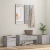 Hallway Furniture Set Grey Sonoma Engineered Wood Colour grey sonoma Quantity in Package 1 Amount 