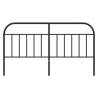 Stylish Metal Headboard Black 160 cm - Robust & Sleek Design