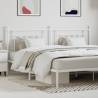 Metal Headboard White 200 cm Colour white Size 200 cm Quantity in Package 1 