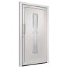 Front Door White 108x208 cm - Elegant & Secure Entryway