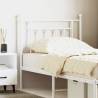 Metal Headboard White 80 cm Colour white Size 80 cm Quantity in Package 1 