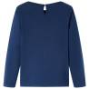 Kids' Long Sleeve Navy Blue T-Shirt | Comfortable & Stylish