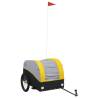 Bike Trailer Black and Yellow - 45 kg Iron | HipoMarket