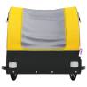 Bike Trailer Black and Yellow - 45 kg Iron | HipoMarket