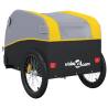 Bike Trailer Black and Yellow - 45 kg Iron | HipoMarket