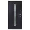 Elegant Anthracite Aluminium Front Door - 110x207.5 cm