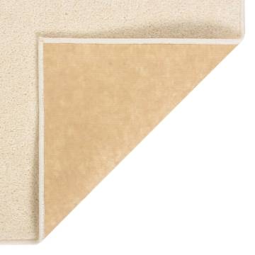 Elegant Cream Short Pile Rug 240x340 cm | Hipomarket