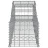 Arched Gabion Baskets - 10 pcs Galvanised Iron | Hipo Market