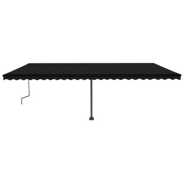 Freestanding Manual Retractable Awning 600x350 cm - Anthracite