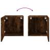 TV Wall Cabinet Smoked Oak - Stylish & Space-Saving Unit