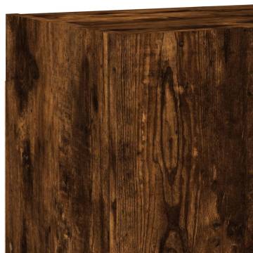 TV Wall Cabinet Smoked Oak - Stylish & Space-Saving Unit