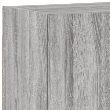 TV Wall Cabinet Grey Sonoma - Space-Saving Solution | HipoMarket