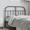 Metal Headboard Black 120 cm - Stylish & Sturdy Design