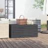 Garden Box Grey - Solid Pine Wood Storage 101x50.5x46.5 cm