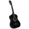 Classical Guitar for Beginner and Kids Black 3/4 36" Colour black Size 3/4 36" 