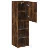 TV Cabinets with LED Lights - Smoked Oak - 2 pcs - Hipomarket