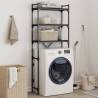 Washing Machine Shelf Black 67x25x163 cm | HipoMarket