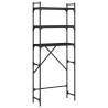 Washing Machine Shelf Black 67x25x163 cm | HipoMarket