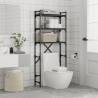 Washing Machine Shelf Black 67x25x163 cm | HipoMarket