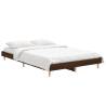 Brown Oak Bed Frame 120x190 cm | Small Double - Hipomarket