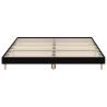 Stylish Black Bed Frame 120x200 cm | Engineered Wood