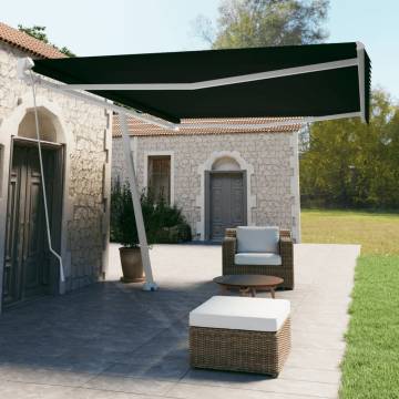 Freestanding Manual Retractable Awning 500x350 cm - Anthracite