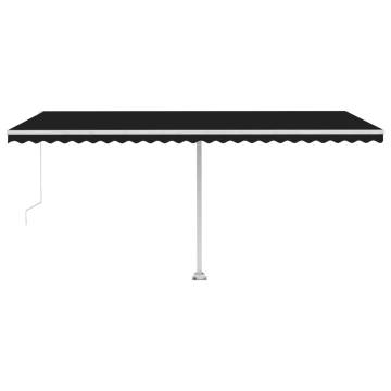 Freestanding Manual Retractable Awning 500x350 cm - Anthracite